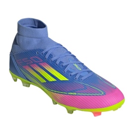 Adidas F50 League FG/MG Mid Ji0436 Fotbalové boty modrý 1