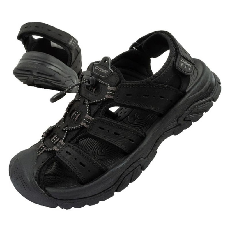 GRISPORT GRISPORT GR-25-01-9029M Černé sandály černý 1