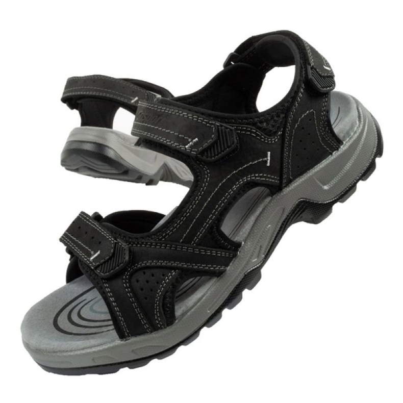 GRISPORT GRISPORT GR-25-01-9027M Černé sandály černý 1