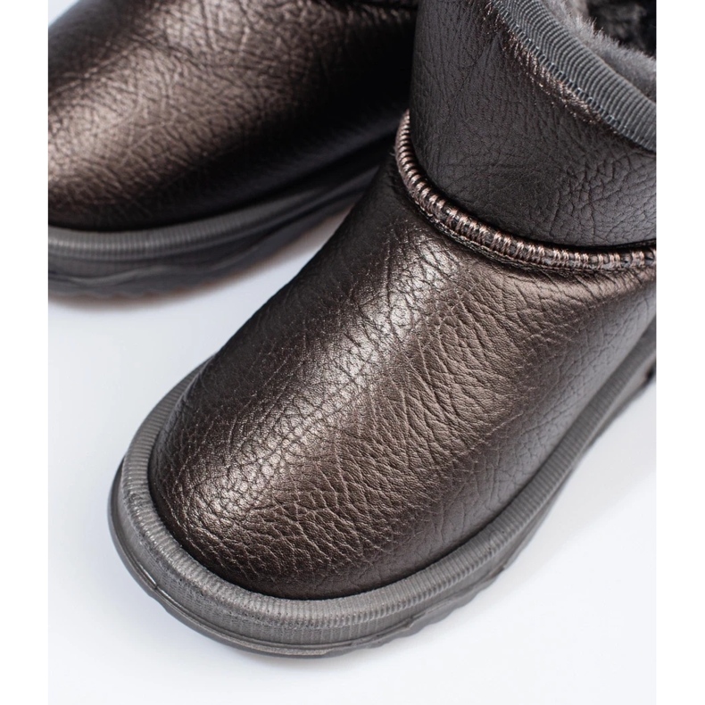 Dívčí teplé sněhule hnědý 1