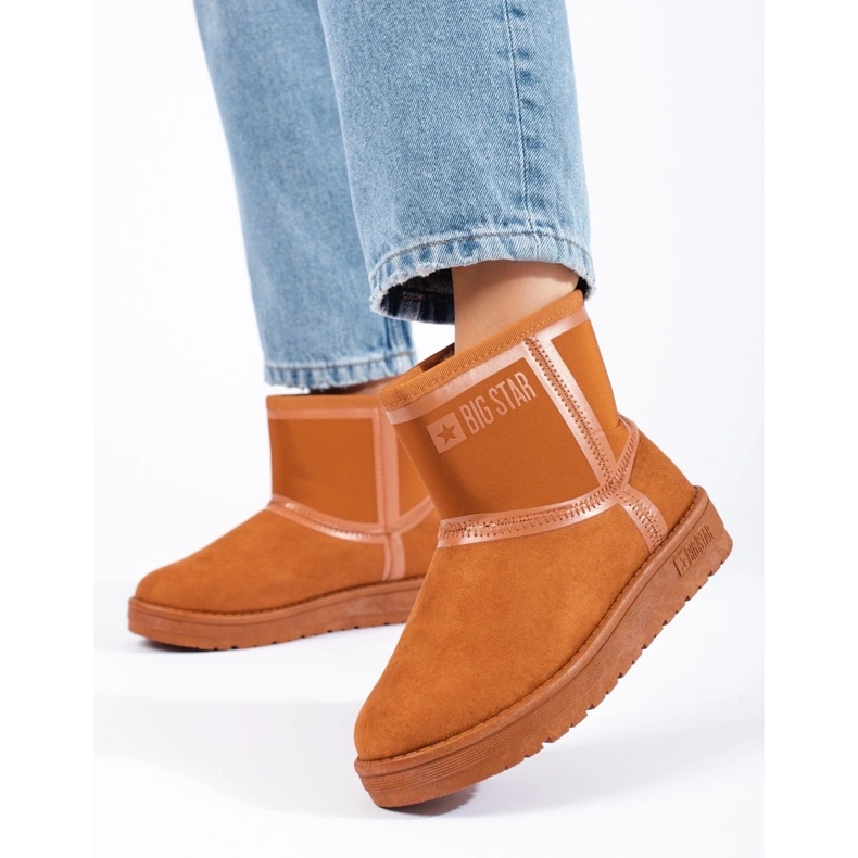 Dámské hnědé sněhule Big Star KK274612B hnědý 2