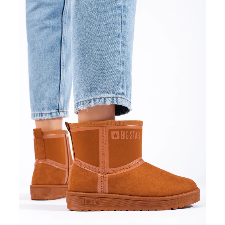 Dámské hnědé sněhule Big Star KK274612B hnědý 1
