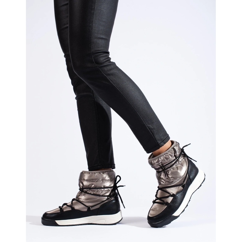 Dámské sněhule Big Star KK274275 zlatý 2