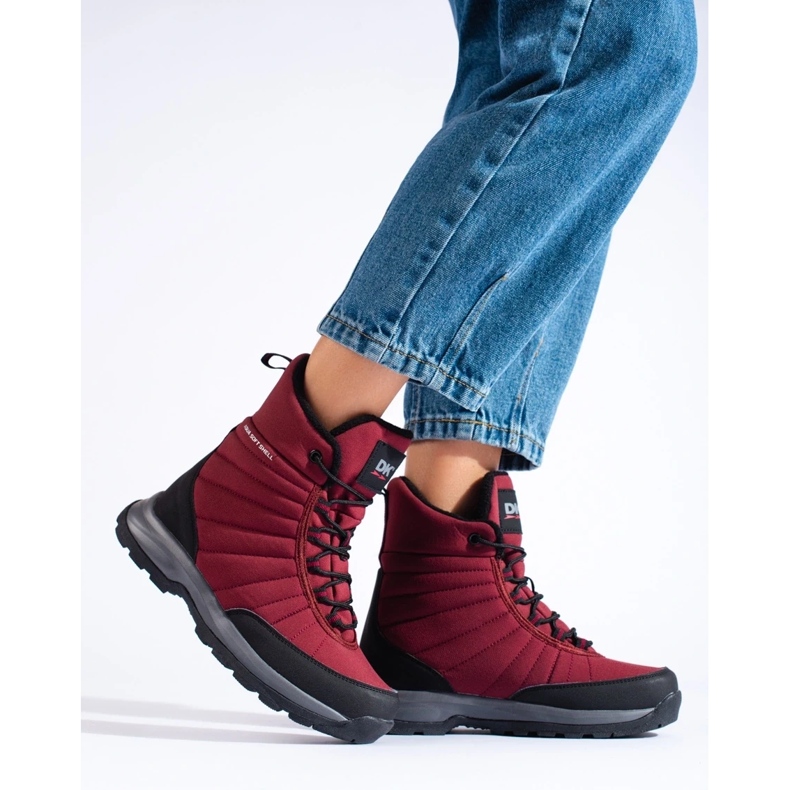 Dámské vysoké trekingové boty DK aquaproof černá 2