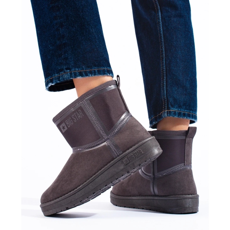 Dámské krátké sněhule Big Star KK274615 šedá 1