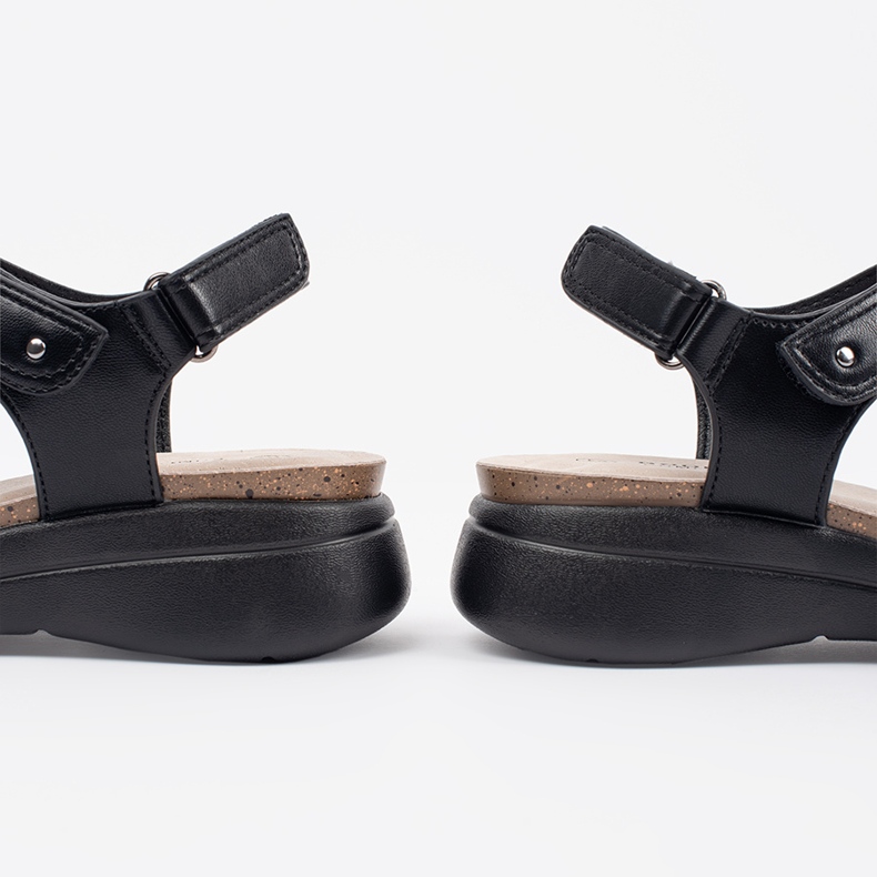 Goodin Pohodlné dámské sandály černé barvy černá 1 Goodin Pohodlné dámské sandály černé barvy černá 1