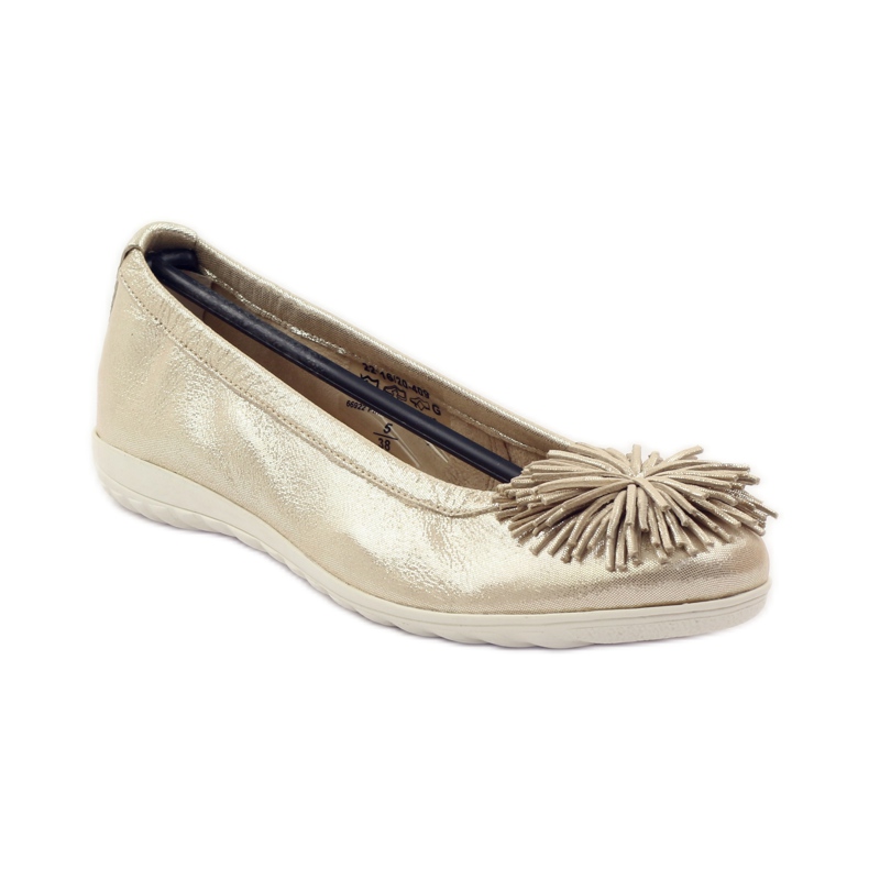 Dámské balerínky Caprice 22116 žlutá 1