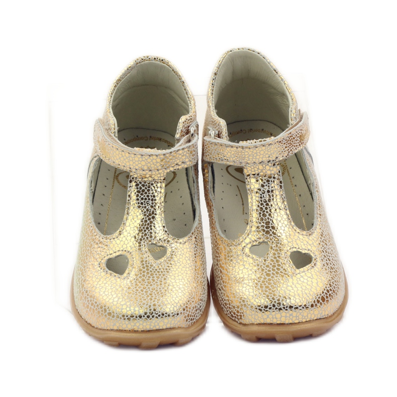 Dívčí baleríny srdce Ren But 1467 žlutá 4