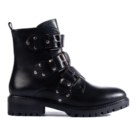 Izolované tašky s přezkami černý 1