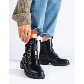 Izolované tašky s přezkami černý 2