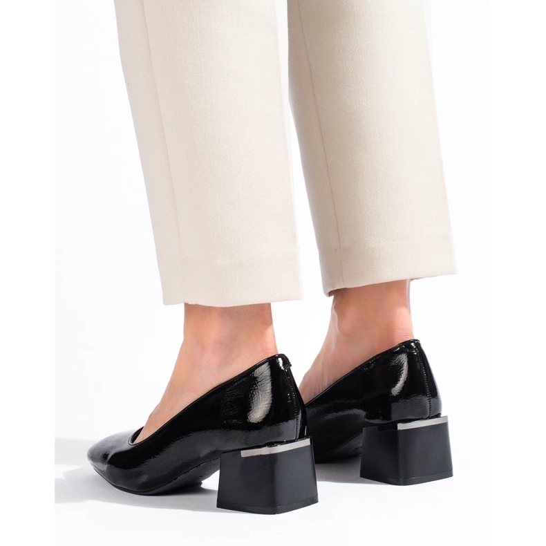 Stylové lodičky na vysokém podpatku La.Fi černá 1