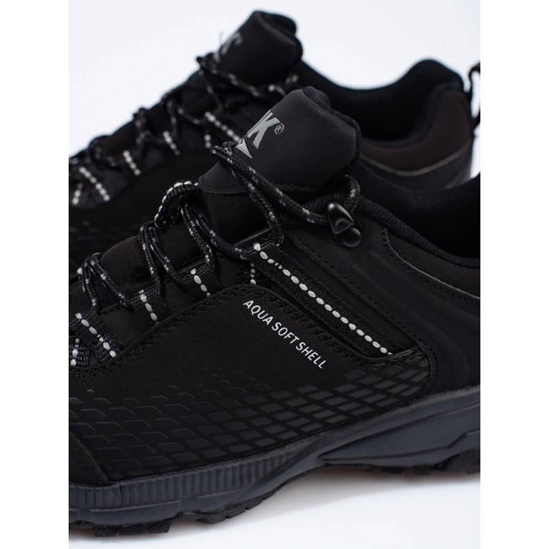 DK Pánské černé trekingové boty černá 1