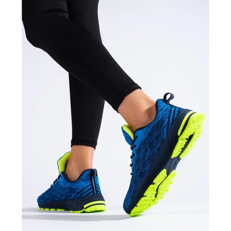 DK Pohodlné sportovní tenisky modrý 1