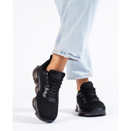 Sportovní Boty Na Gumové Platformě černý 2