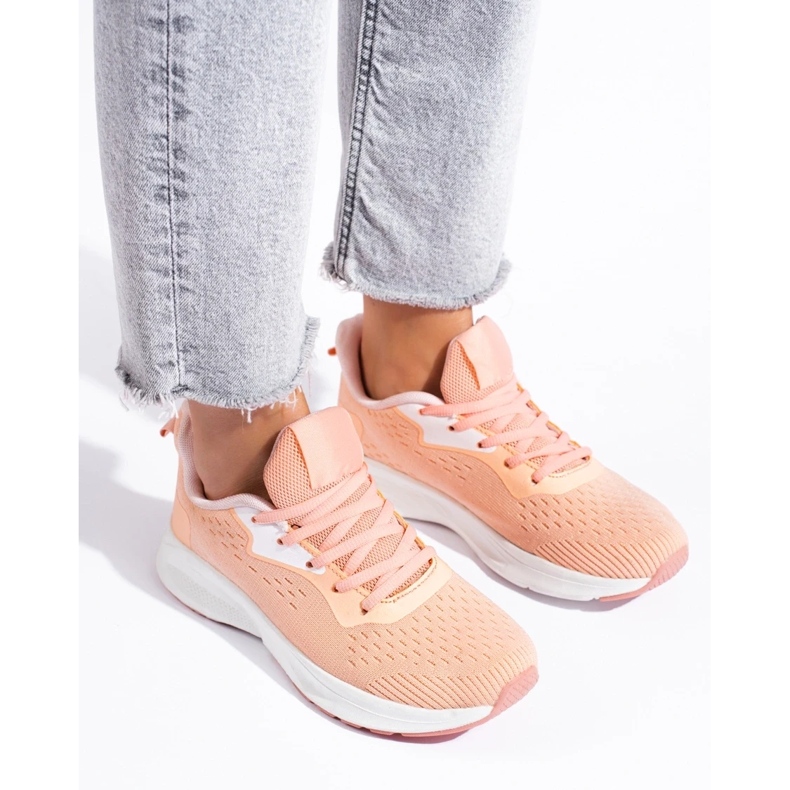 Svázané sportovní boty oranžový 2