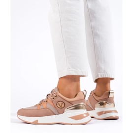 Stylové tenisky VINCEZA růžový 1 Stylové tenisky VINCEZA růžový 1