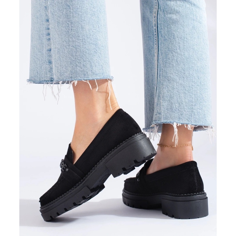 Módní mokasíny La.Fi černá 1