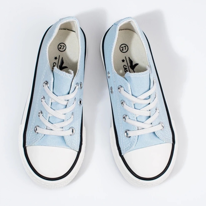 Vico modré dětské tenisky s gumičkami modrý 2