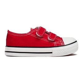 Dětské tenisky Vico se zapínáním na suchý zip červené červený 1