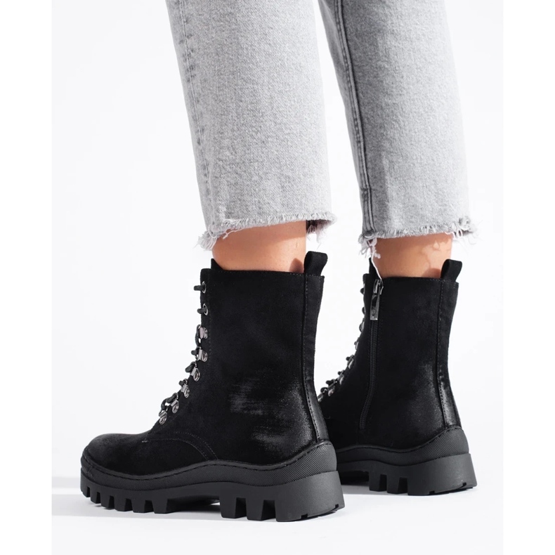 W. Potocki Černé semišové dámské pracovní oblečení značky Potocki černá 1