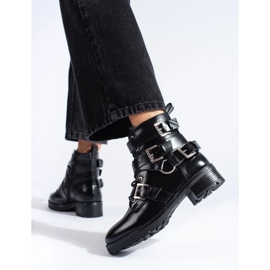 Černé pracovní boty černý 1