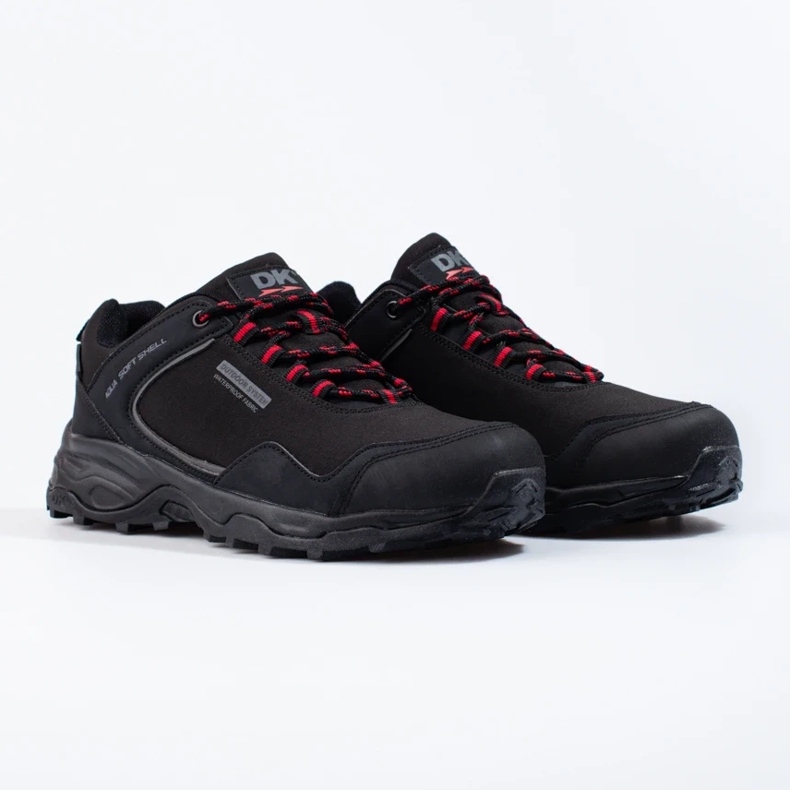 Pohodlné pánské trekové boty DK černý 1