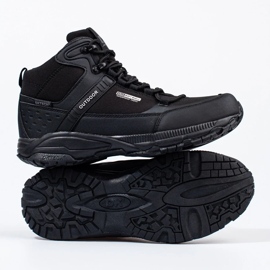DK pánské šněrovací trekové boty s vysokým svrškem černá 2