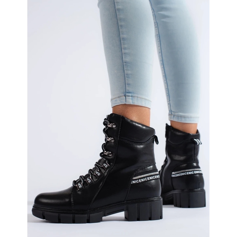 Dámské černé kabelky na šněrování černá 1