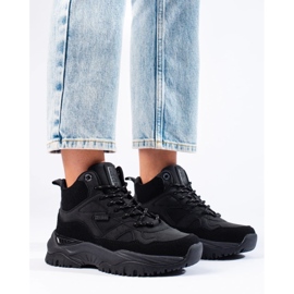 Dámské tenisky na platformě Big Star KK274356 černý 2