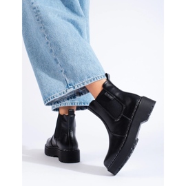 Černé dámské Chelsea boty Big Star II274101 černá 1