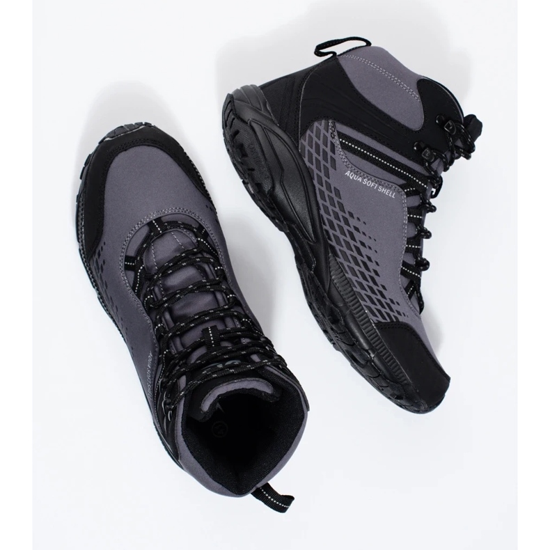 DK pánské trekové boty šedá 2