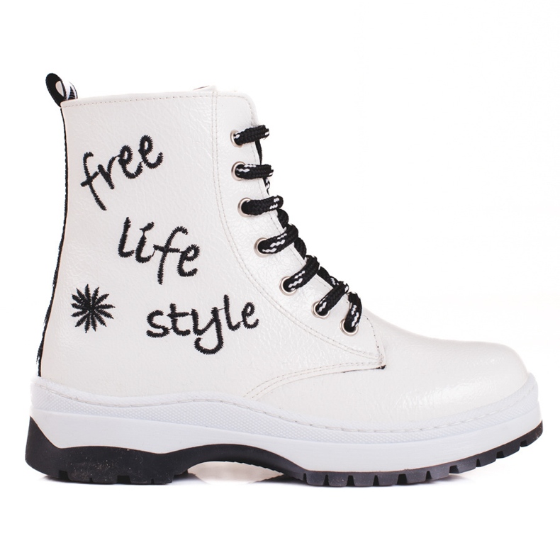 W. Potocki Bílé holínky pro dívky od Potocki bílý 1