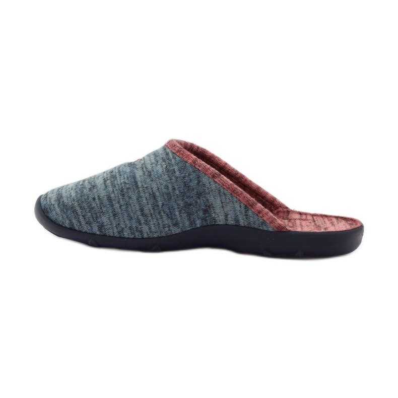 Befado dámské boty pantofle 235d151 pantofle hnědý modrý 2