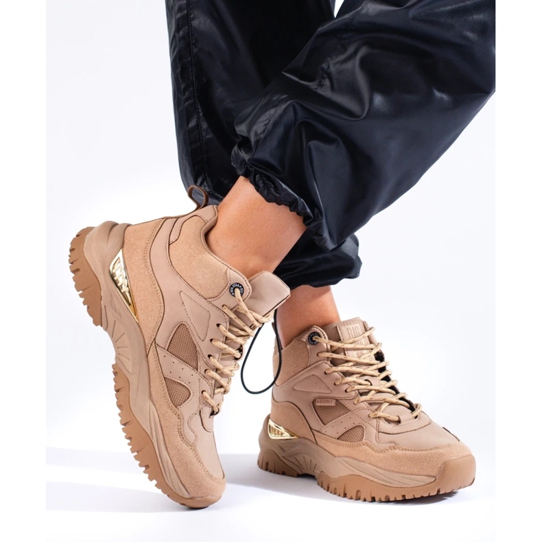 Dámské tenisky Big Star KK274355 béžový 1