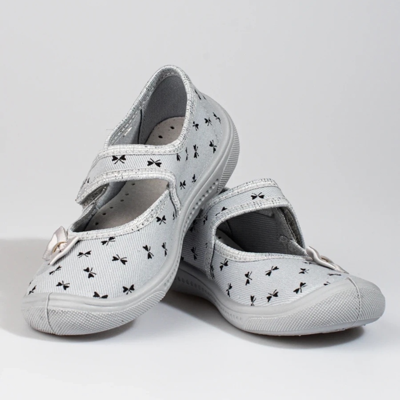 Šedé boty Viggami pro dívky šedá 1