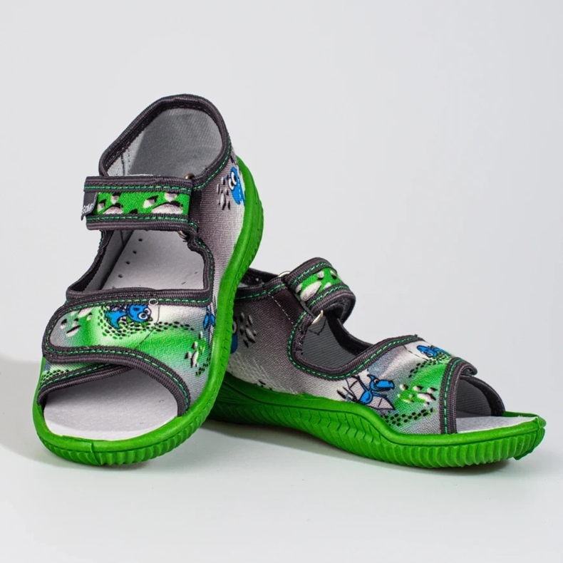 Pantofle Viggami pro kluky zelená 1
