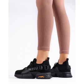 Dámské černé prolamované tenisky Shelovet černá 1