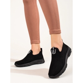 Nazouvací sportovní boty Shelovet černé barvy černá 1