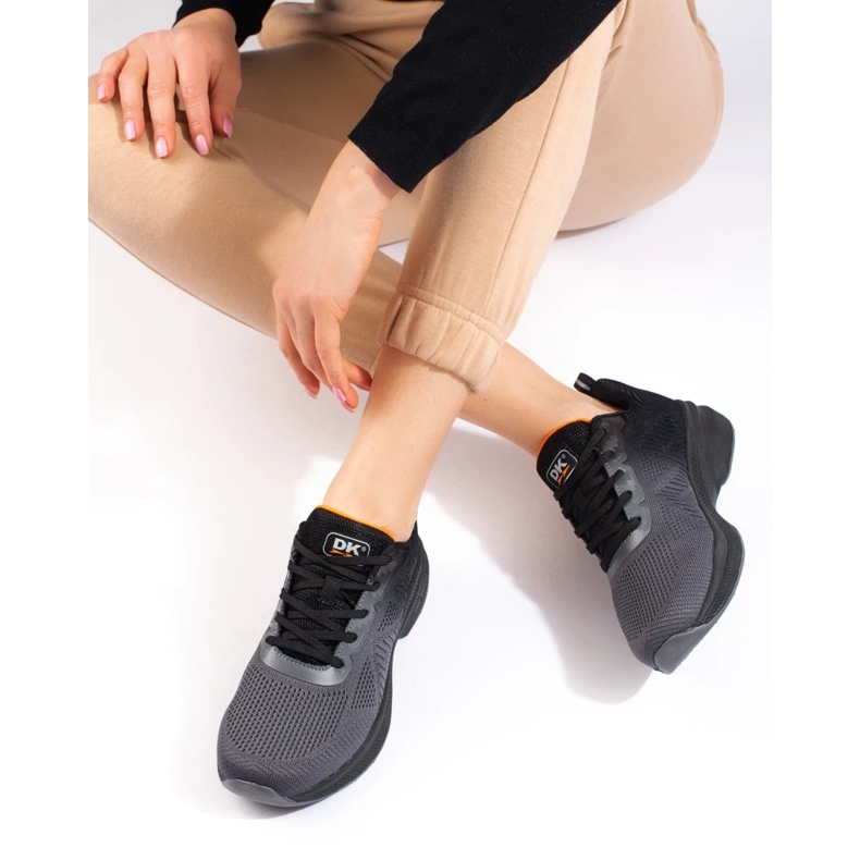 Černošedé dámské sportovní boty od DK černá 2