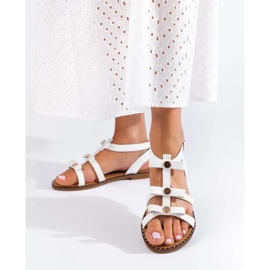 Bílé dámské sandály Shelovet bílý 1