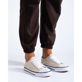 Klasické béžové tenisky Shelovet béžový 2