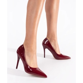 Seastar Klasické vínové dámské lodičky červené 1