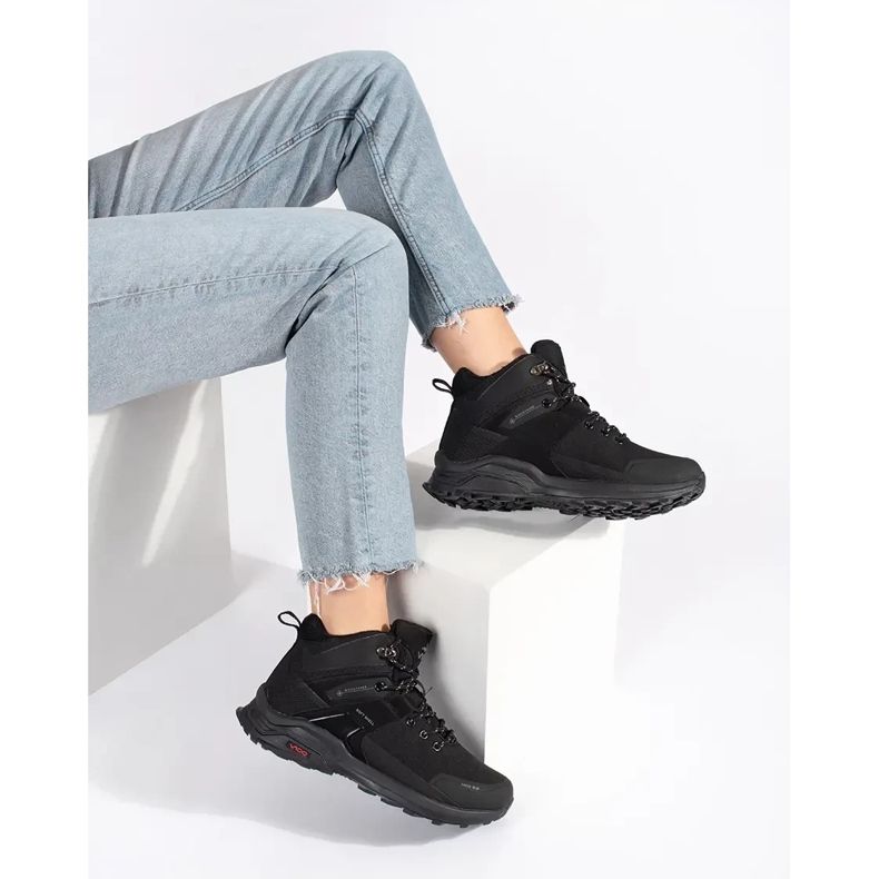 Vico Černé zateplené trekové boty černá 1 Vico Černé zateplené trekové boty černá 1