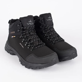 Vico Černé vysoké trekingové boty pro muže černá 1