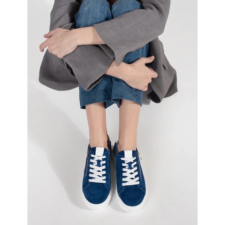 Goodin Modré tenisky na silné podrážce modrý 1