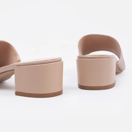 Beige Heels Sergio Leone béžový 1