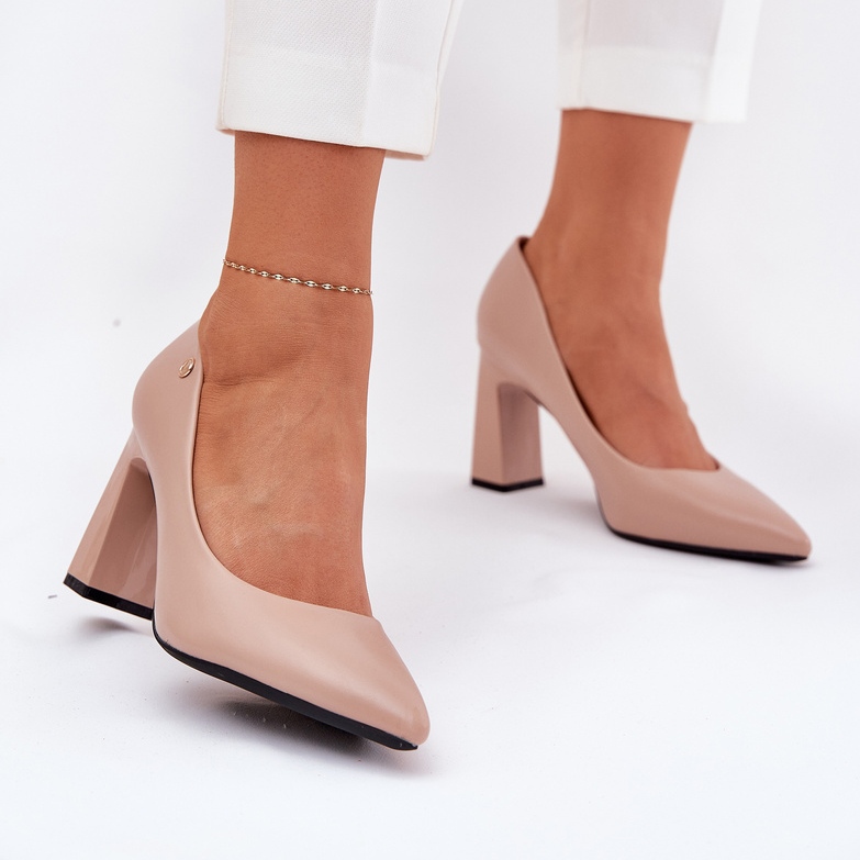 Vinceza Elegantní čerpadla na Vincez 62221 Barb béžový 2