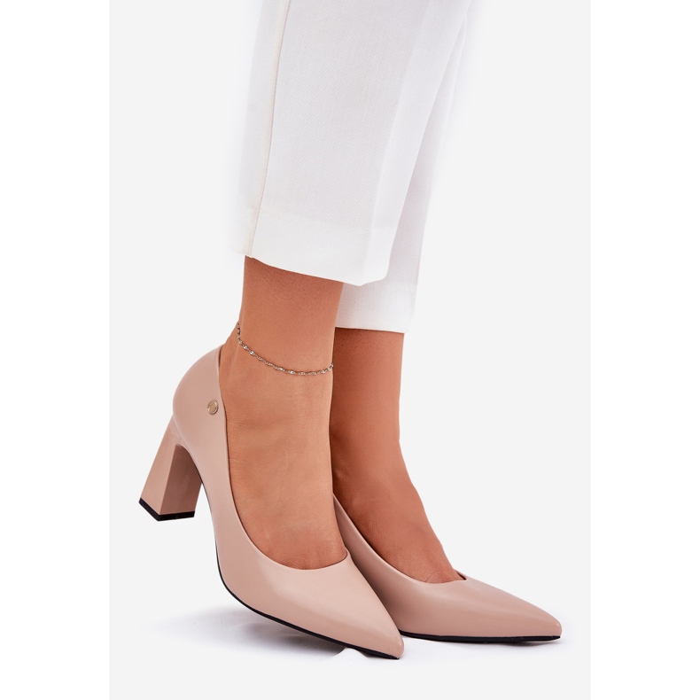 Vinceza Elegantní čerpadla na Vincez 62221 Barb béžový 1