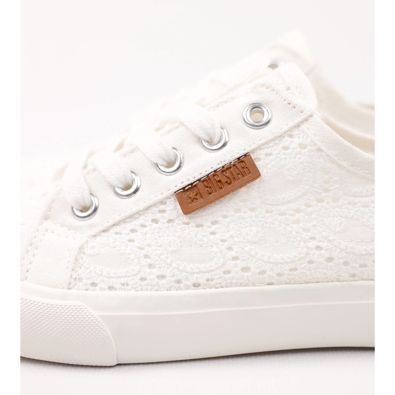 Sneakers Big Star Women se vzorem W274925 WHITE bílý 1