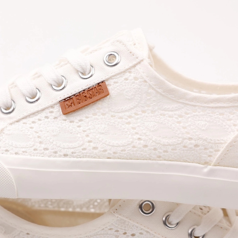 Sneakers Big Star Women se vzorem W274925 WHITE bílý 2